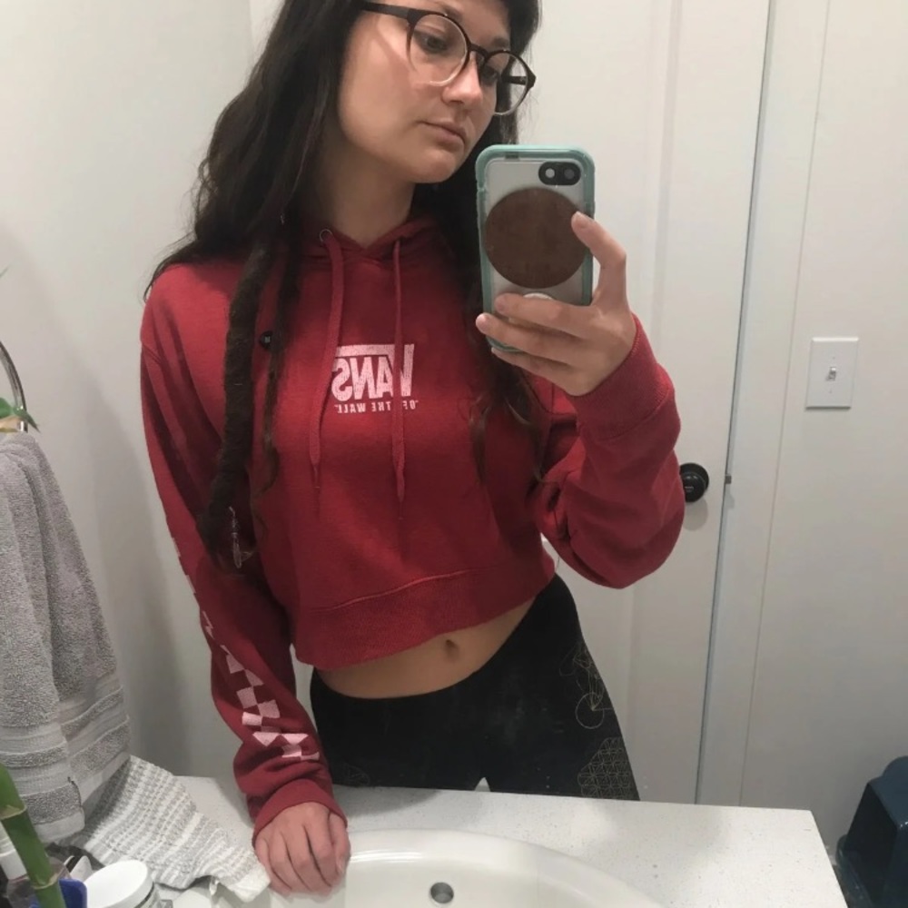 Vans cropped hoodie
